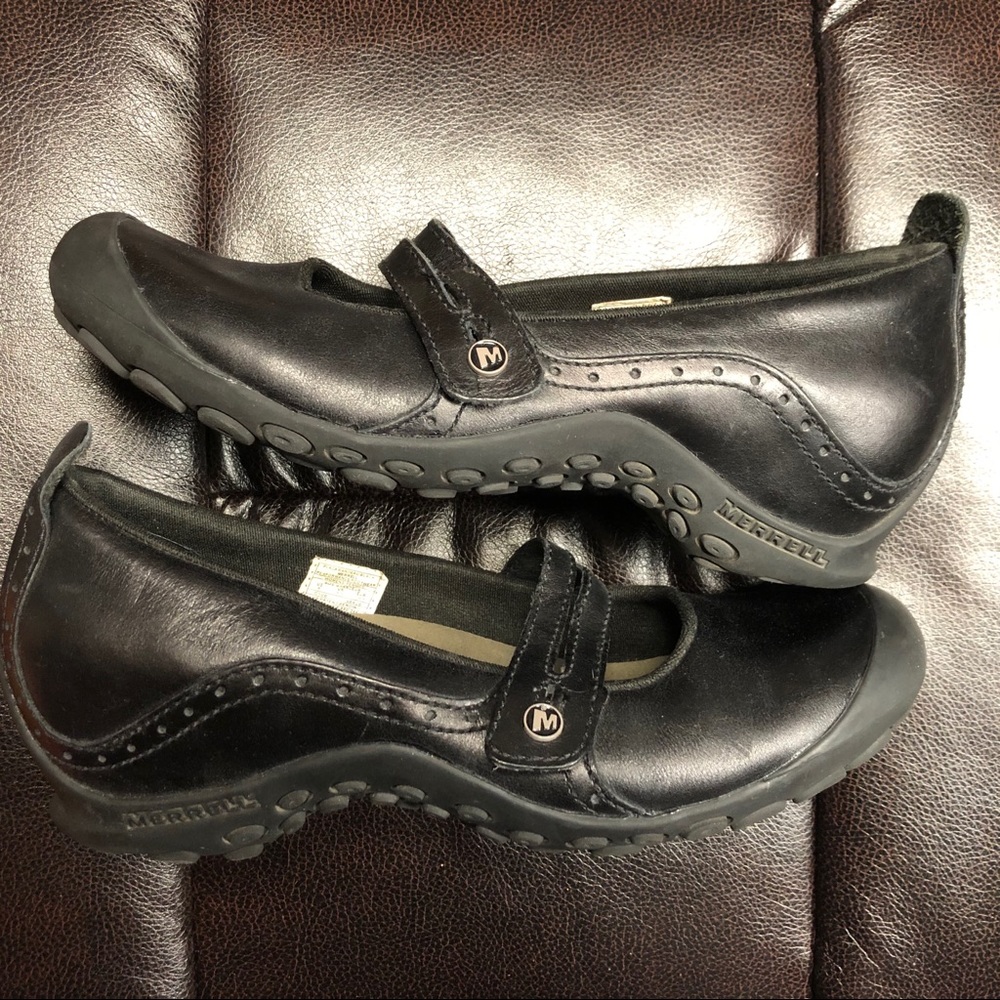 Merrell Black Mary Jane shoes offer casual comfort